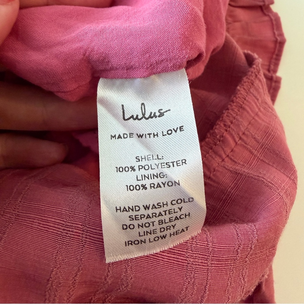 Lulus Deluxe Details Drawstring Ruched Ruffle Mini Skirt Sz S - Picture 11 of 11